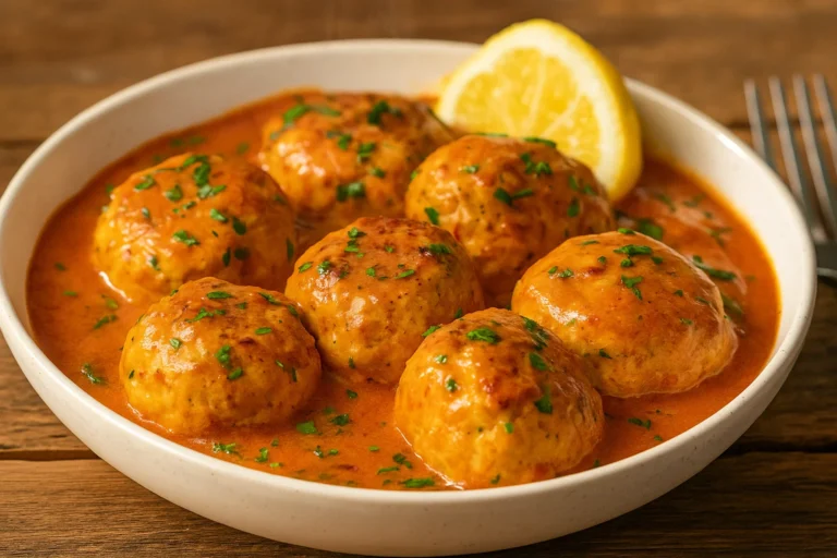 Chicken Meatballs With Sauce: Tender, Flavorful, and Versatile
