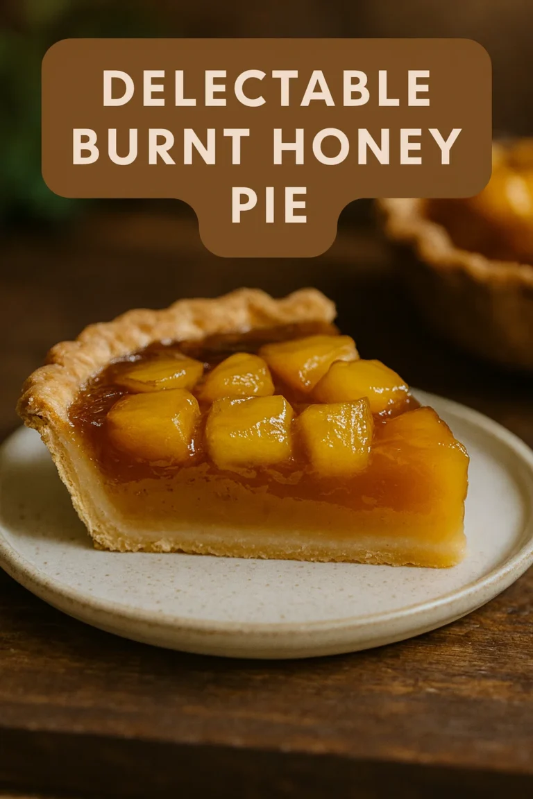 Burnt Honey Pie