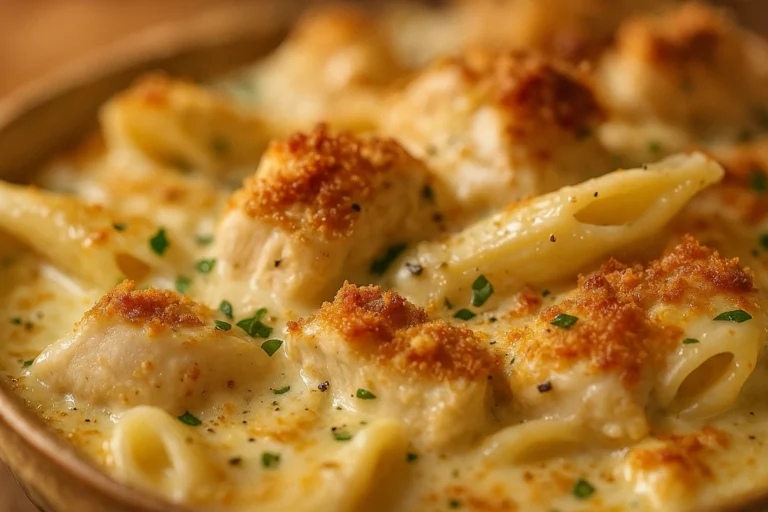 Dump-and-Bake Chicken Parmesan Casserole