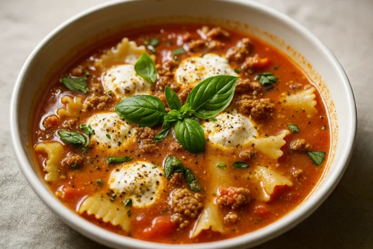 Cheesy Italian Lasagna Soup Comforting Soup Recipes Your Family Will Love