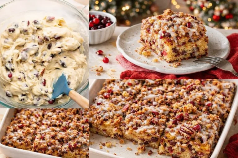 Cranberry Pecan Anytime Cake Christmas Breakfast Recipe