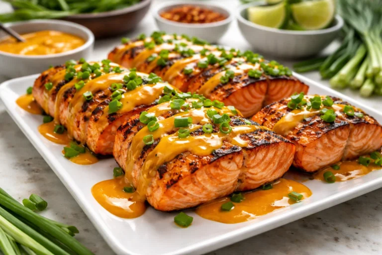 Tasty Bang Bang Salmon Meal