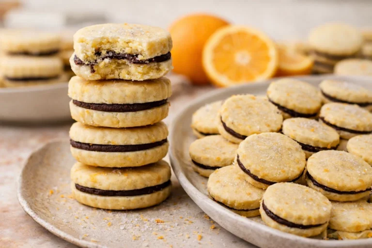 Soft Chocolate Orange Sandwich Cookies Like Milano Cookies