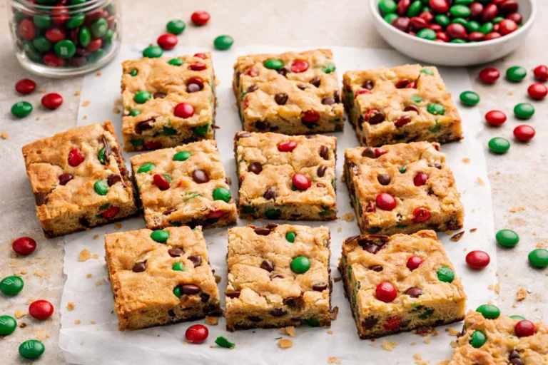Soft MM Cookie Bars Recipe