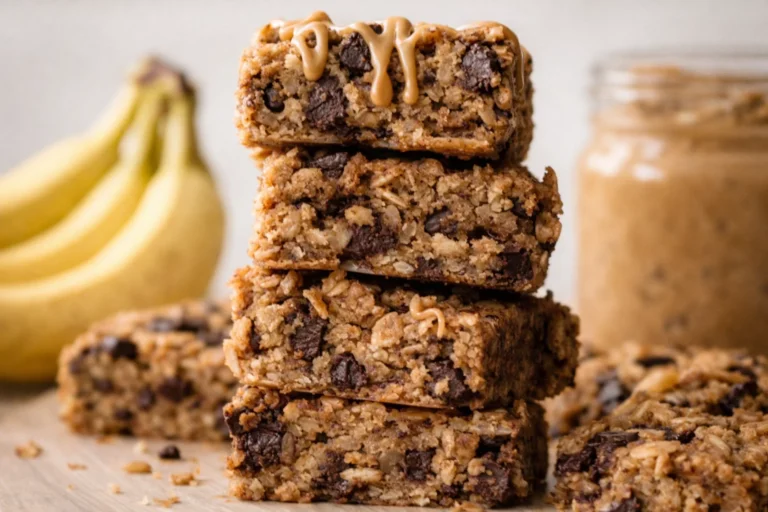 Peanut Butter Banana Chocolate Oatmeal Bars  Sallys Baking Addiction