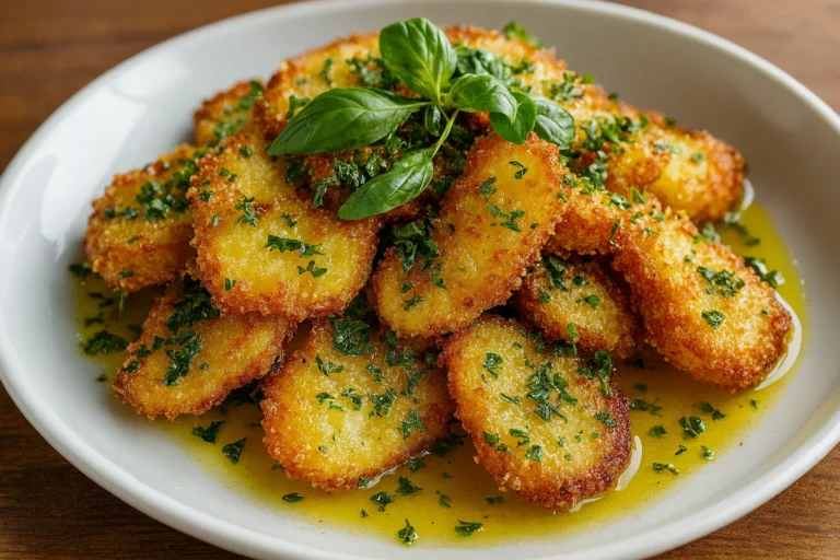 Savory Crispy Fried Falafel with Herbs A Flavorful Addition to Healthy Dinner Recipes