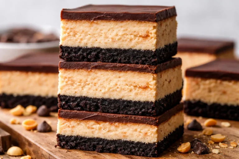 Chocolate Peanut Butter Cheesecake Bars  Sallys Baking Addiction