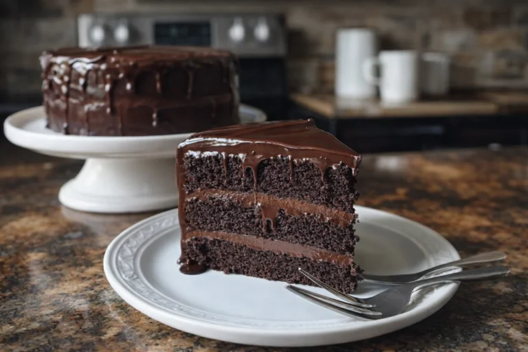 The Best Chocolate Fudge Cake  Decadent  Gooey