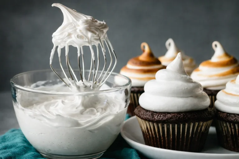 Homemade Marshmallow Creme Meringue Frosting  Sallys Baking Addiction