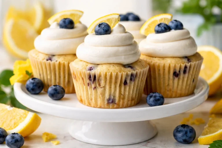 Lemon Blueberry Cupcakes Recipe
