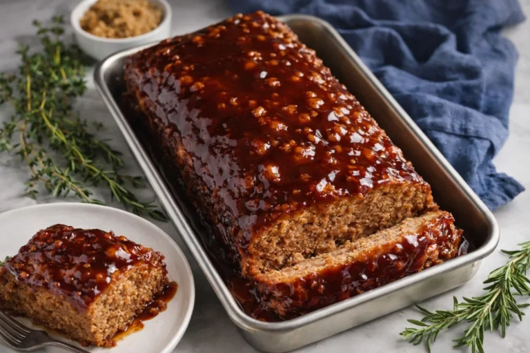 The Best Meatloaf With Brown Sugar Glaze