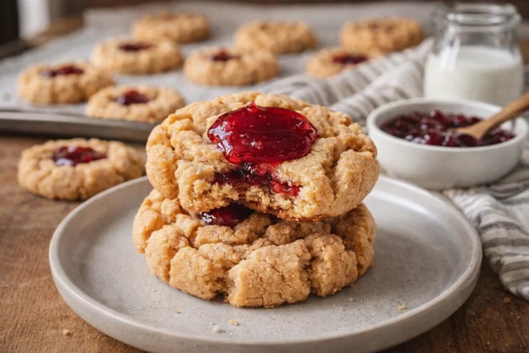 Tasty Peanut Butter And Jelly Cookies