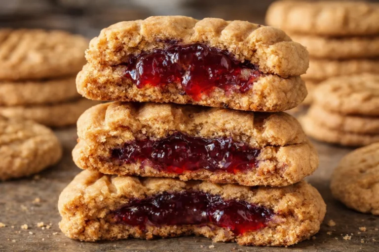 Easy PBJ Stuffed Cookies Recipe