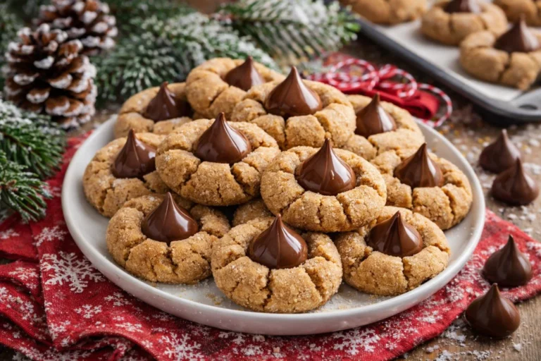 Easy Peanut Butter Blossoms  Classic Holiday Cookies