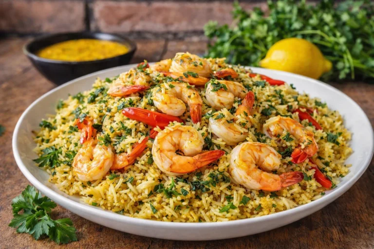 Easy Shrimp Rice With Fresh Herbs