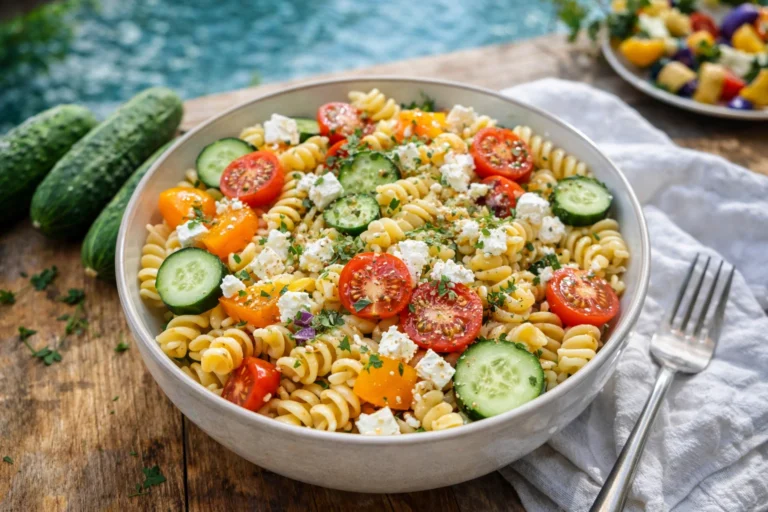 Easy Summer Pasta Salad Recipe  Fresh  Creamy