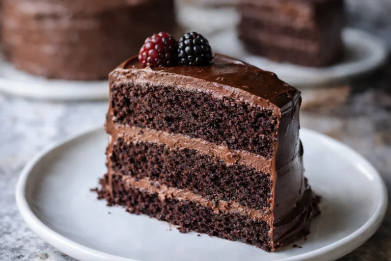 Tasty Homemade Chocolate Cake  Moist  Simple