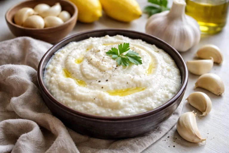 The Best Lebanese Garlic Sauce For Shawarma