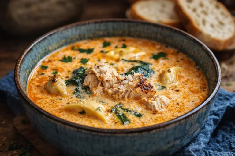 Cozy Creamy Chicken Parmesan Soup