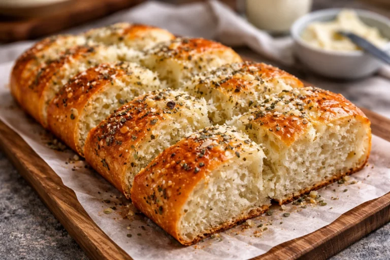 Cozy Garlic Parmesan Herb Bread