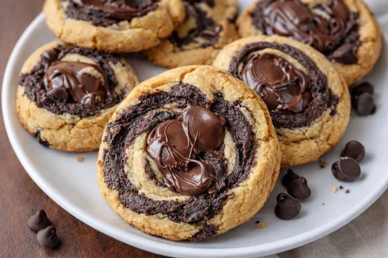 Tasty Peanut Butter Brownie Swirl Cookies