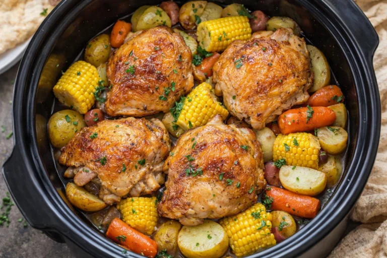 Cozy Slow Cooker Chicken Thighs Crockpot Comfort