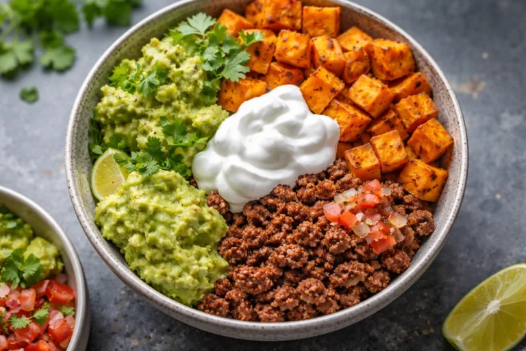 Easy Sweet Potato Taco Bowl for Dinner