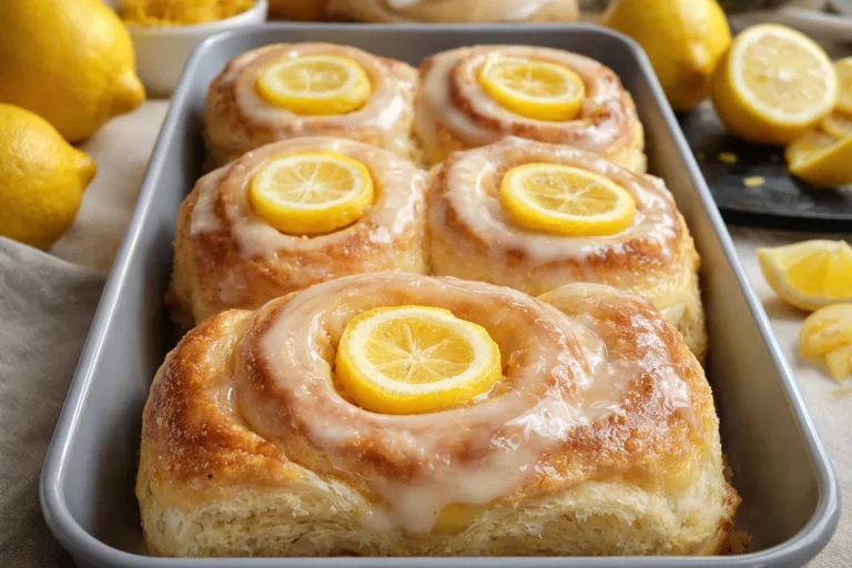 Easy Vegan Lemon Sweet Rolls