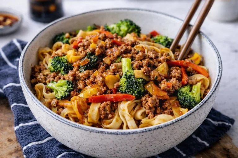 The Best Firecracker Beef And Veggie Noodle