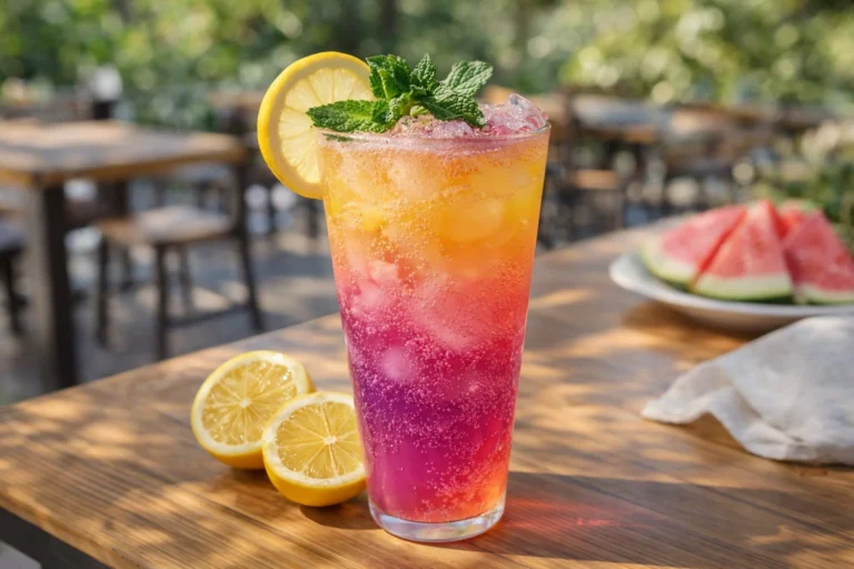 Refreshing Honey Lemon Pink Soda Recipe