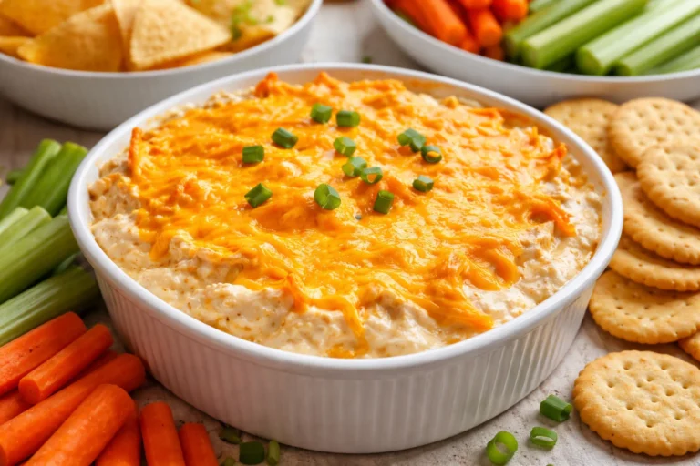The Best Franks Buffalo Chicken Dip 5-Ingredient