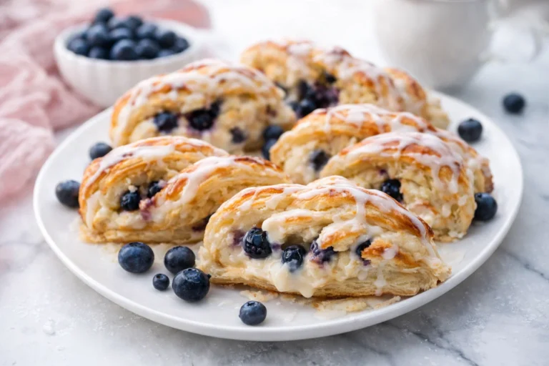 Blueberry Cream Cheese Pastry Braid  Sallys Baking Addiction