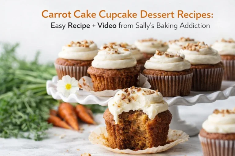 Carrot Cake Cupcakes Recipe  Video – Sallys Baking Addiction
