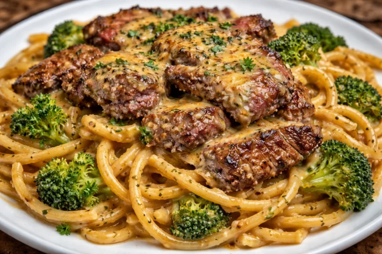Cowboy Butter Steak  Broccoli Linguine Recipe