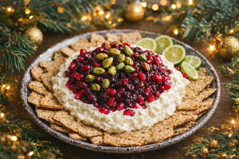 Tasty Cranberry Pomegranate Holiday Dip