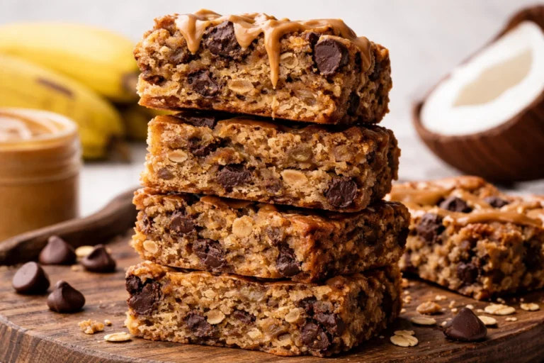Peanut Butter Banana Chocolate Oatmeal Bars  Sallys Baking Addiction