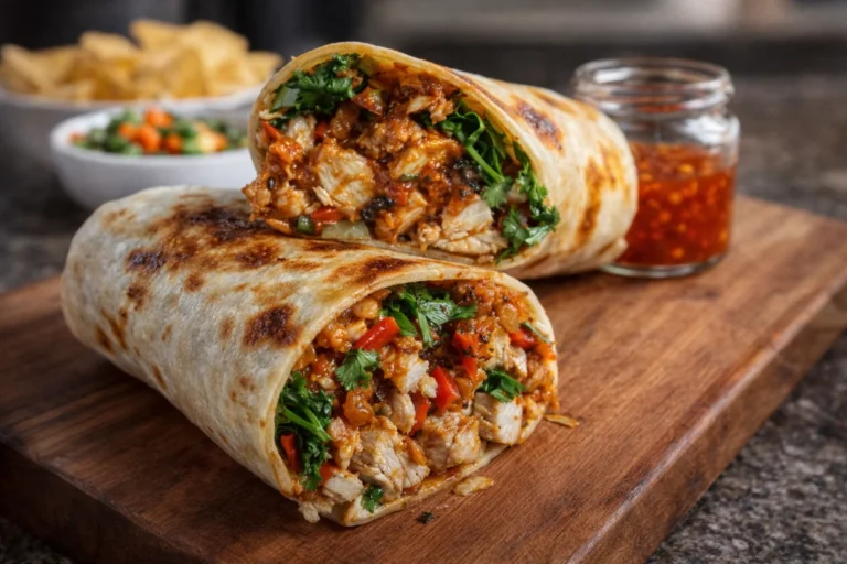 Sweet Chili Chicken Wraps