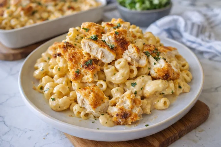Easy and Delicious Cheesy Chicken Pasta Bake