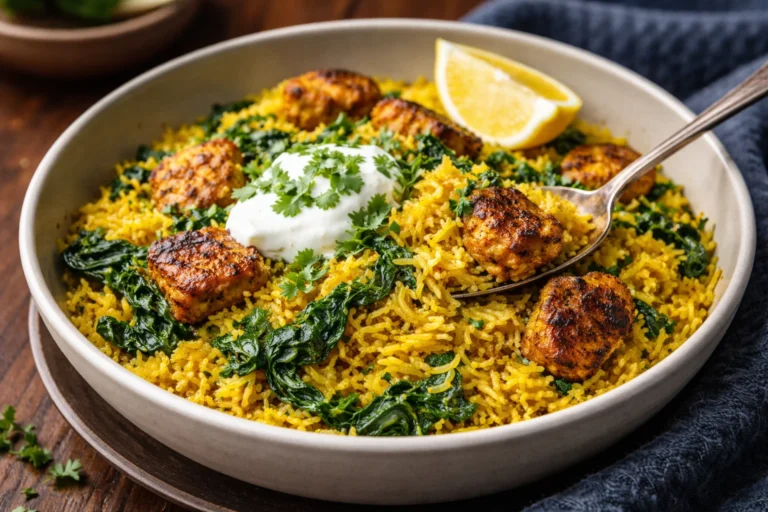 Anti-Inflammatory Turmeric Chicken  Rice – Fitness Food Chef