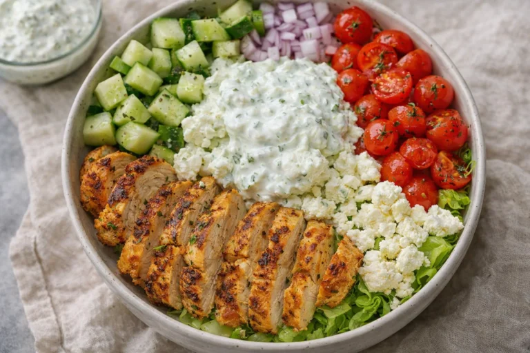 Greek Chicken Bowls Easy Clean Eating Meal Prep