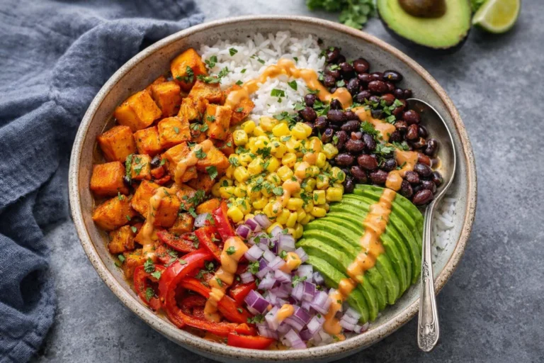 Vegan Sweet Potato Burrito Bowl Recipe – A Flavorful Vegan Delight