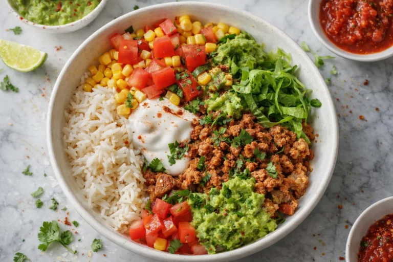 Healthy Turkey Taco Bowl