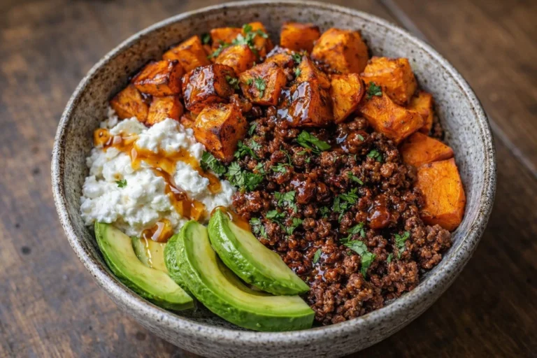 Irresistible Ground Beef Hot Honey Bowl Making Dinner Feel Special