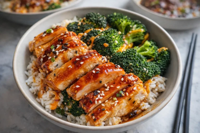 Irresistible Sticky Chicken Bowls Recipe For Weeknight Comfort