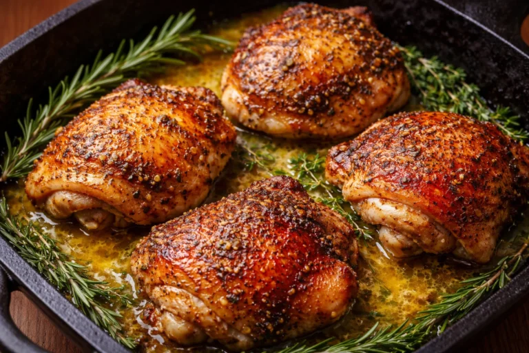 Baked Chicken Thighs