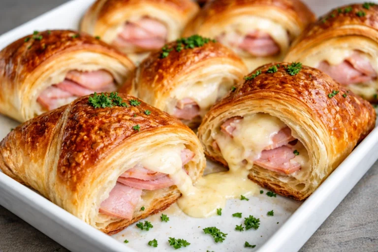 Tasty Baked Ham  Gruyère Croissants
