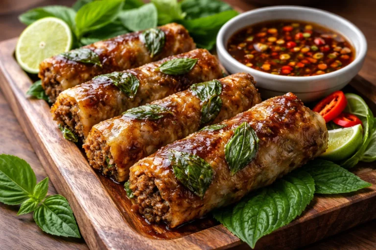 Thai Basil Beef Rolls  Fresh, Flavorful  Perfect for Summer