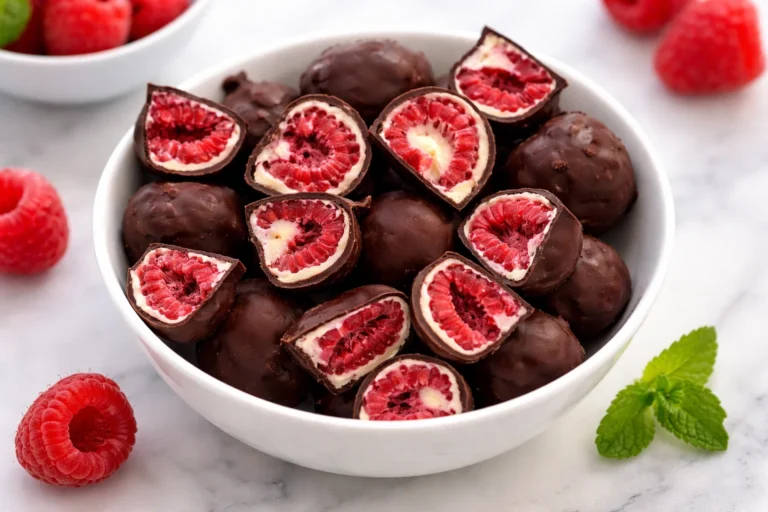 Chocolate Covered Raspberries – hellofrozenbananas.com