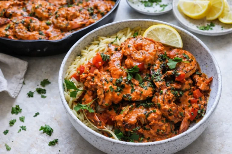 Creamy Garlic-paprika Shrimp Skillet Recipe