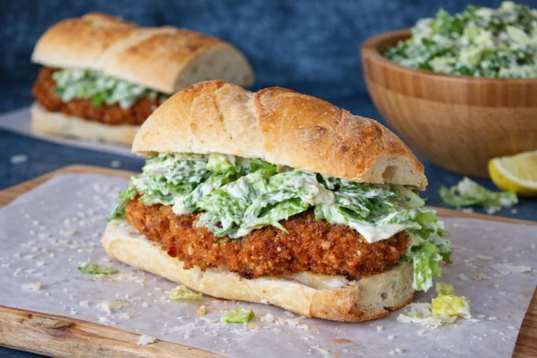 Crispy Chicken Caesar Sandwich – Chili to Choc